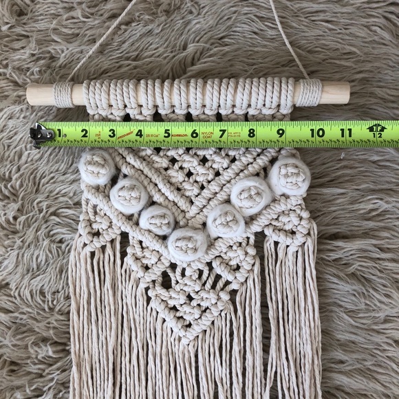 Handmade MACRAMÉ Wall Hanging - Picture 3 of 5